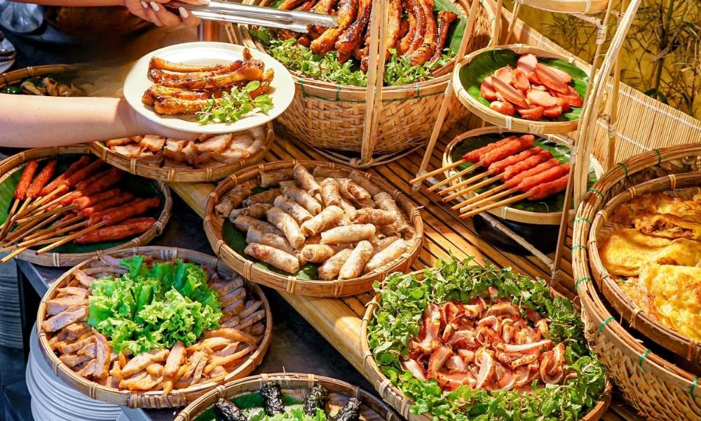 Ăn thả ga với các món cuốn độc đáo tại Ghiền Cuốn Buffet