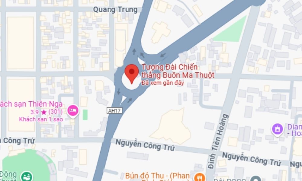 Địa chỉ tượng đài chiến thắng BMT