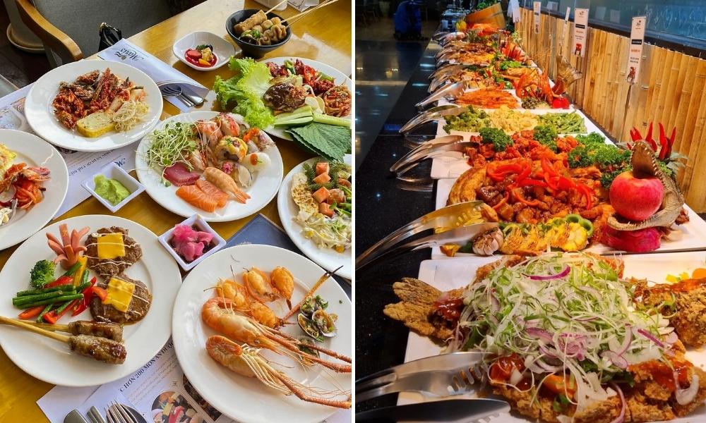 Mỗi món ăn tại D'Maris Buffet được bài trí đẹp mắt, mang đậm dấu ấn văn hóa của từng quốc gia