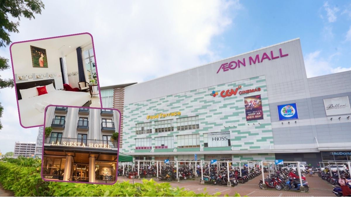 Top 6 khách sạn gần AEON Mall Tân Phú thuận tiện, giá hợp lý | Green SM