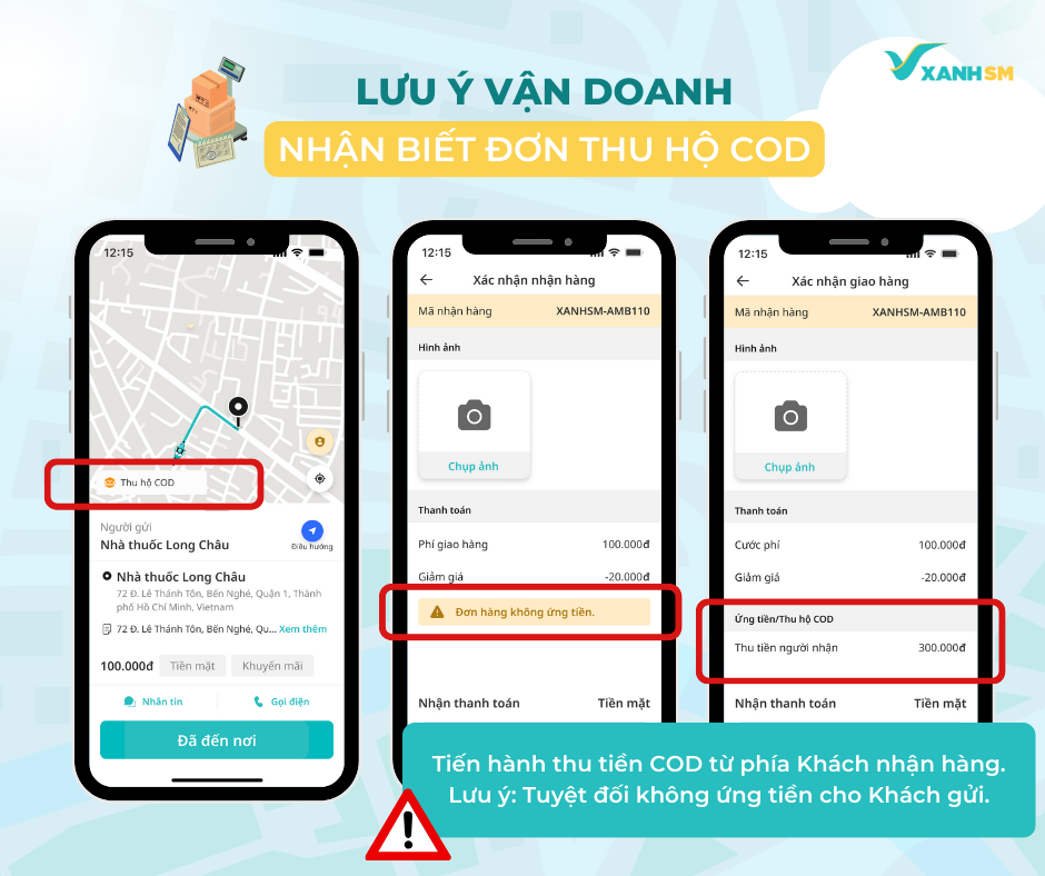 1.2. Lưu ý đơn COD
