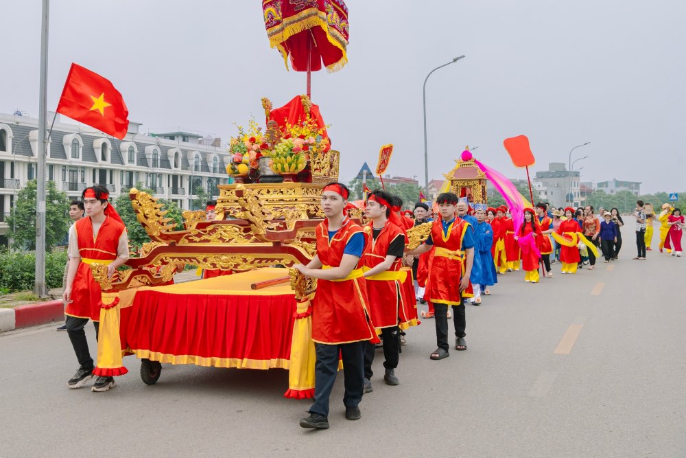 Lễ hội thu hút sự tham gia của người dân hằng năm