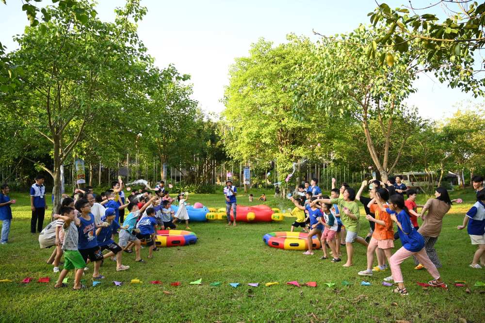 Tham gia team-building tại khu du lịch Phù Đổng Green Park