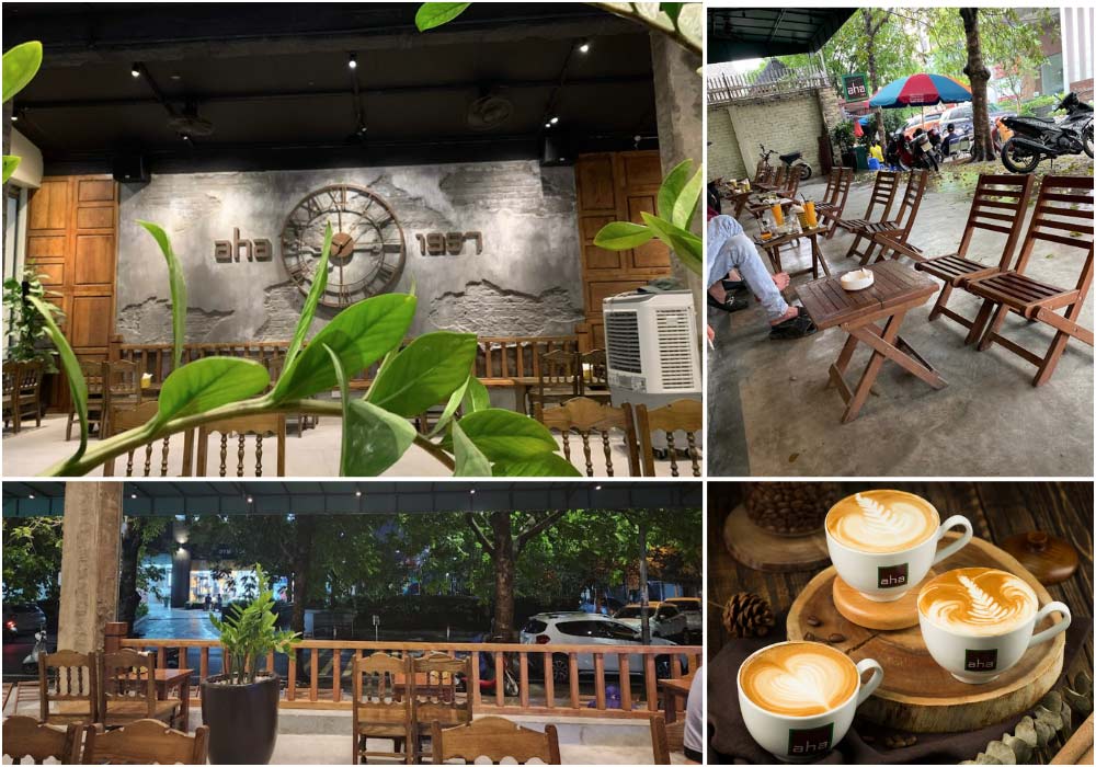 Quán cafe Thành Thái mang phong cách “cafe bụi” hiện đại, trẻ trung (Ảnh: Sưu tầm Internet)