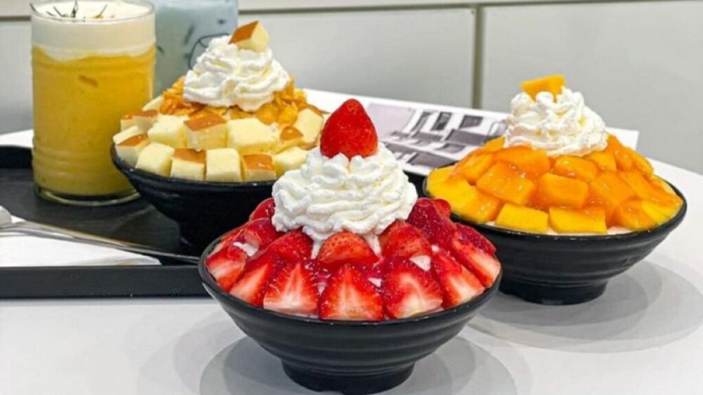 Bingsu ngon tuyệt làm hài lòng mọi thực khách