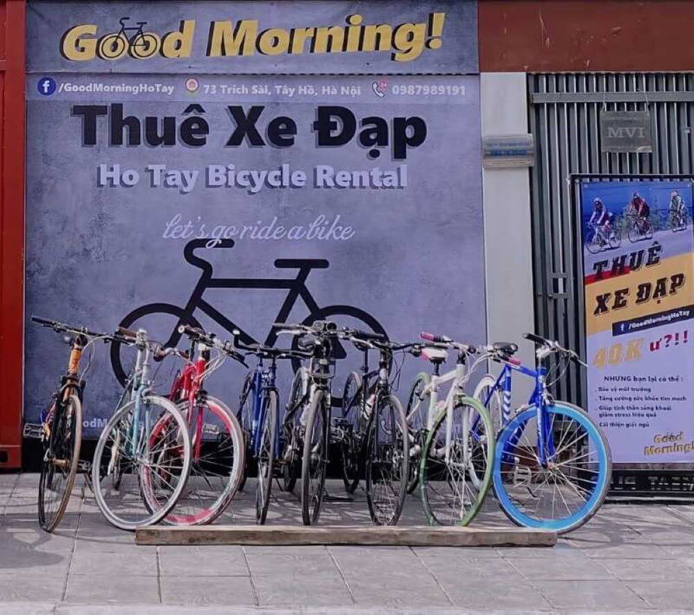 Thuê xe đạp xe Tây Hồ tại Good Morning ngắm bình minh thật tuyệt vời (Ảnh: Sưu tầm Internet)