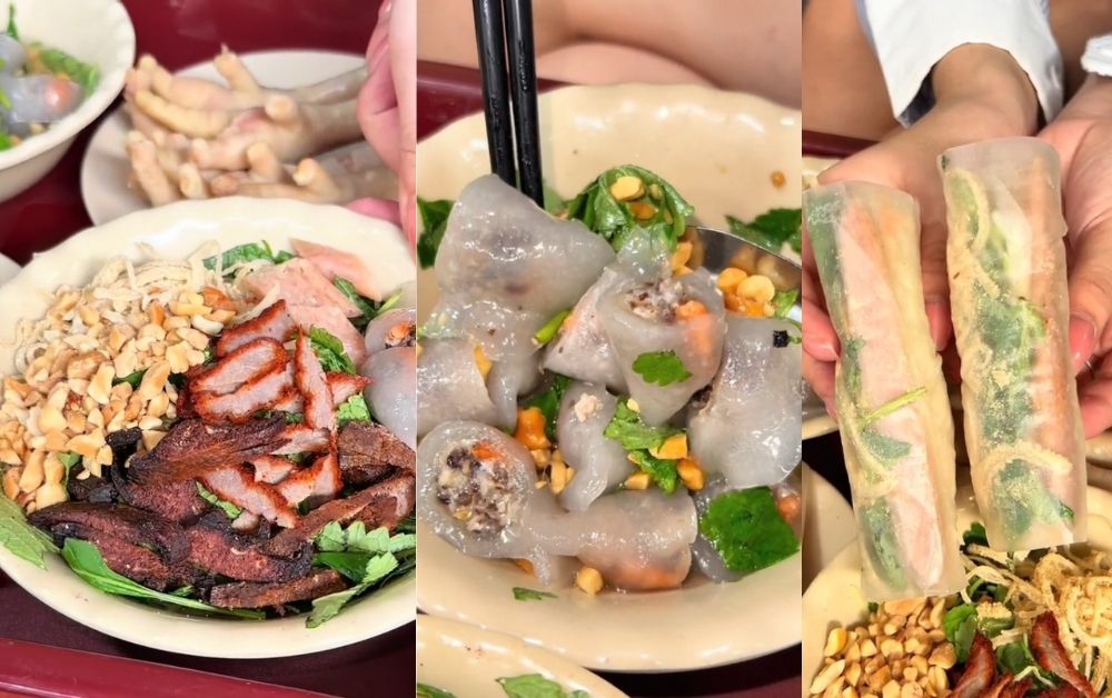 Nộm khô bò, bánh pía, bột lọc là món khuyên nên thử