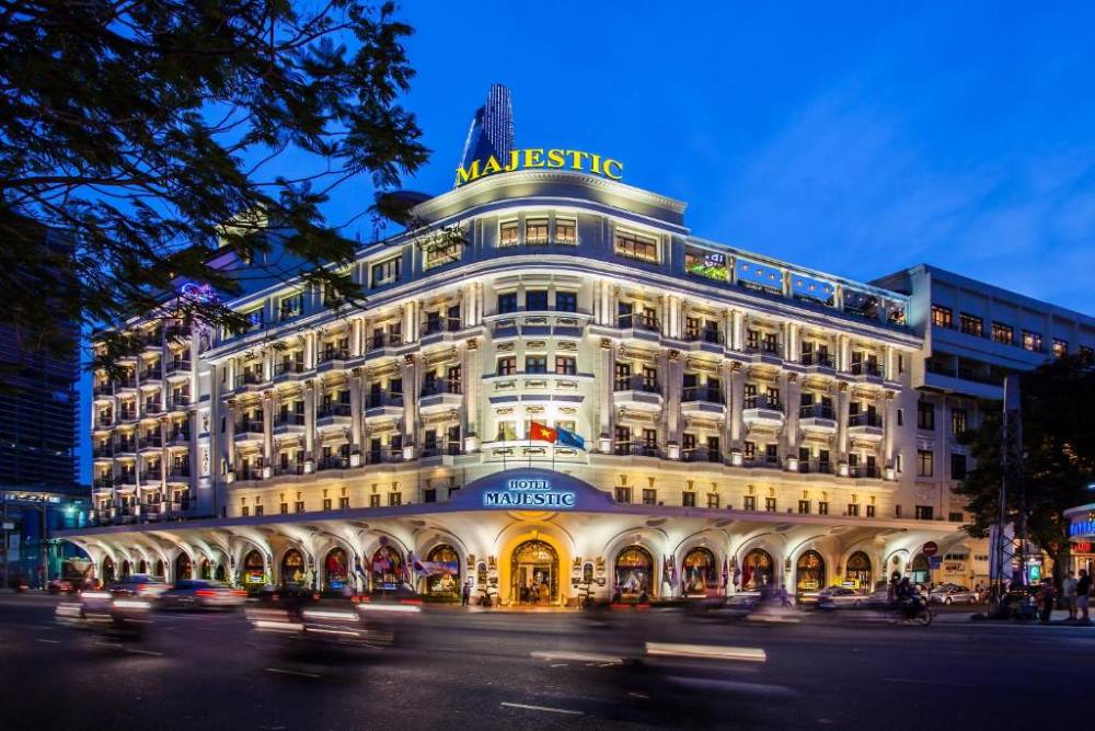 Khách sạn Majestic Saigon là một trong những biểu tượng lịch sử của thành phố Hồ Chí Minh 
