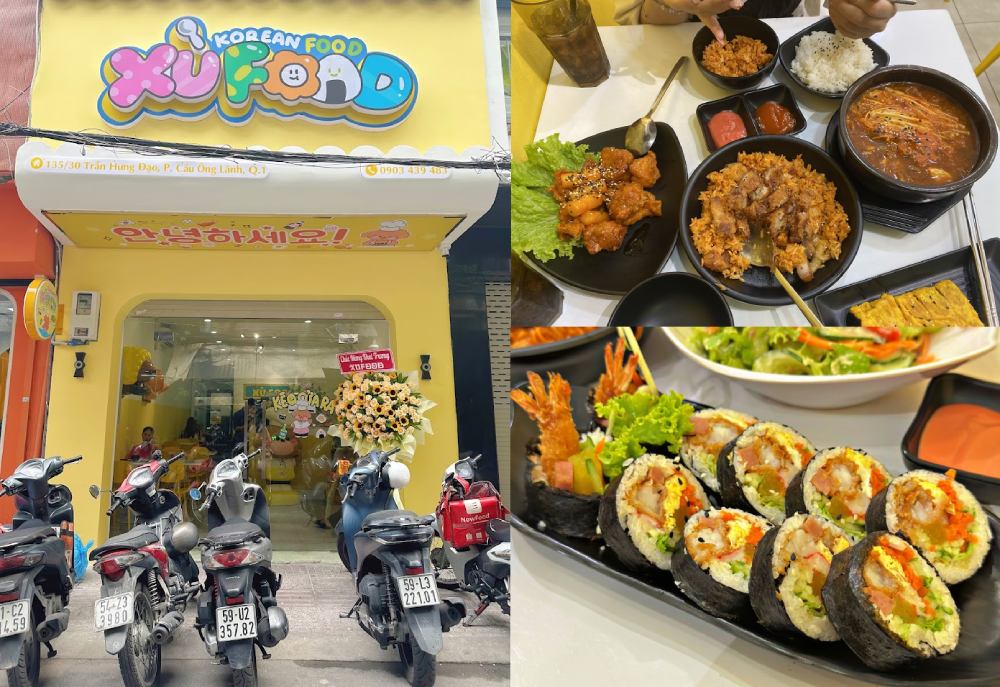 Xù Food nổi tiếng với các món ăn từ Hàn Quốc