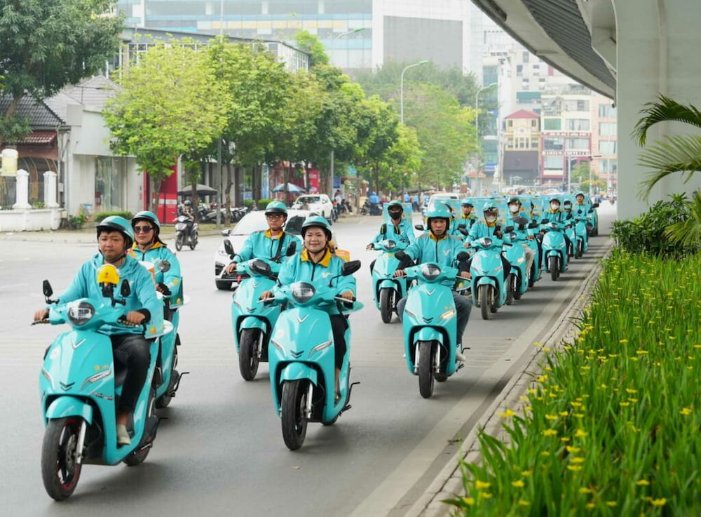 Di chuyển đến các địa điểm bán bánh tráng trộn tiện lợi với Xanh SM