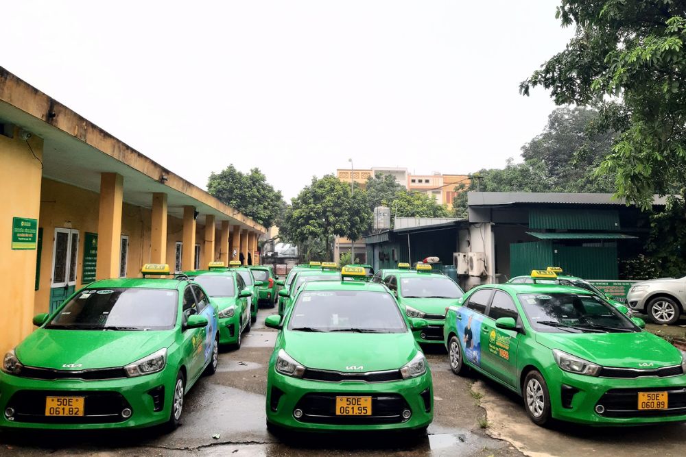 Taxi Mai Linh đa dạng loại xe 4 chỗ, 7 chỗ và 9 chỗ, đáp ứng mọi nhu cầu di chuyển (Ảnh: Sưu tầm Internet)