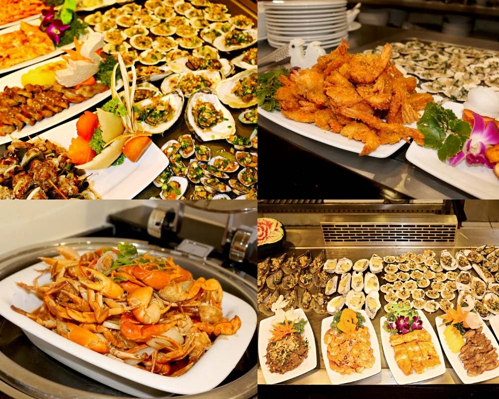 Hải sản tại buffet Gánh được đánh giá cao 