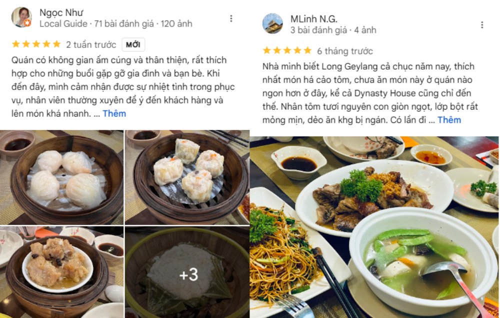 Khách hàng khen ngợi giá cả hợp lý và chất lượng ổn định (Ảnh: Google maps)