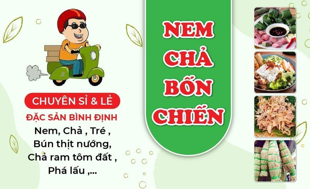 Quán bún thịt nướng Bốn Chiến