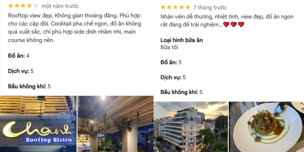 Chanh được yêu thích vì view đẹp, cocktail ngon miệng