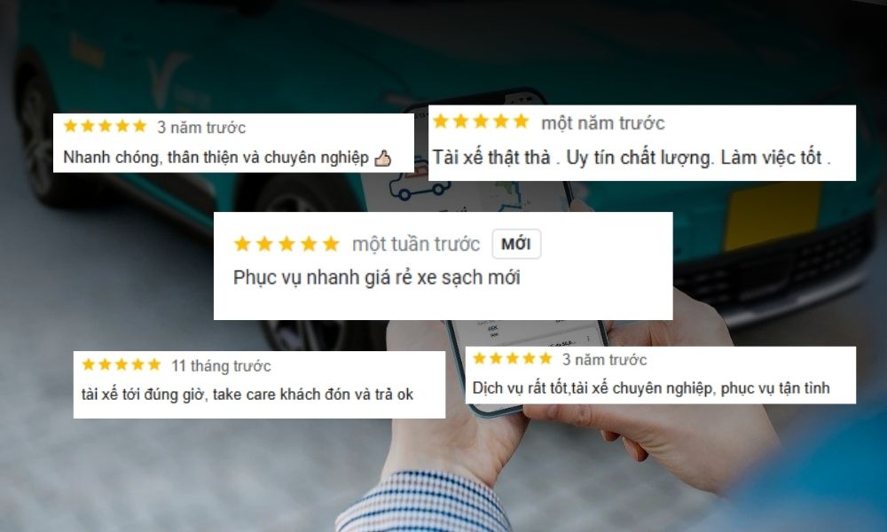 Taxi Xanh SM nhận cơn mưa lời khen về chất lượng dịch vụ và giá thành phải chăng