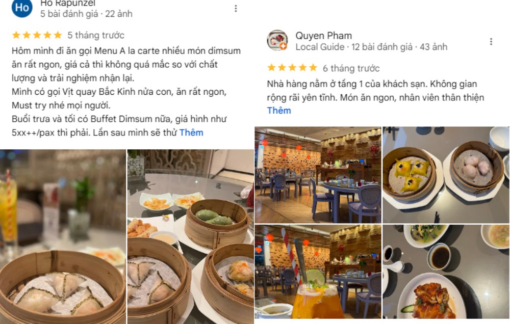 Khách hàng đánh giá cao sự tinh tế trong chế biến và không gian ấn tượng (Ảnh: Google maps)