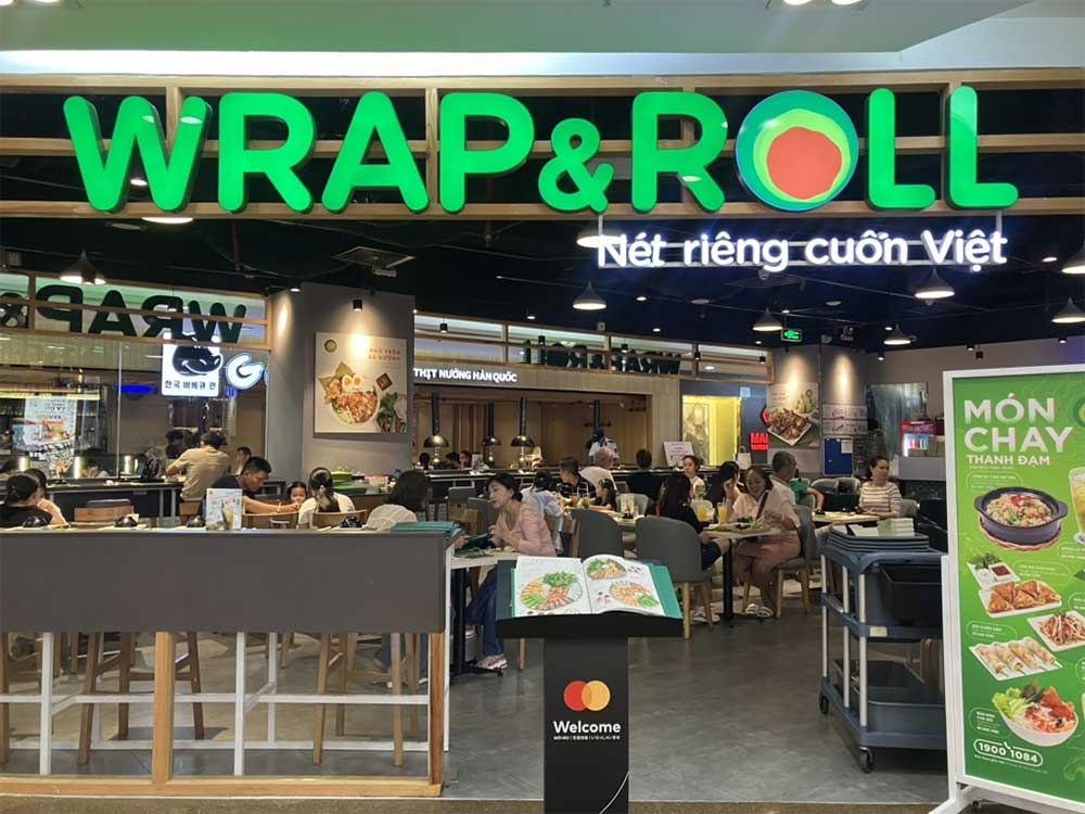 Wrap & Roll là nhà hàng chuyên về các món cuốn