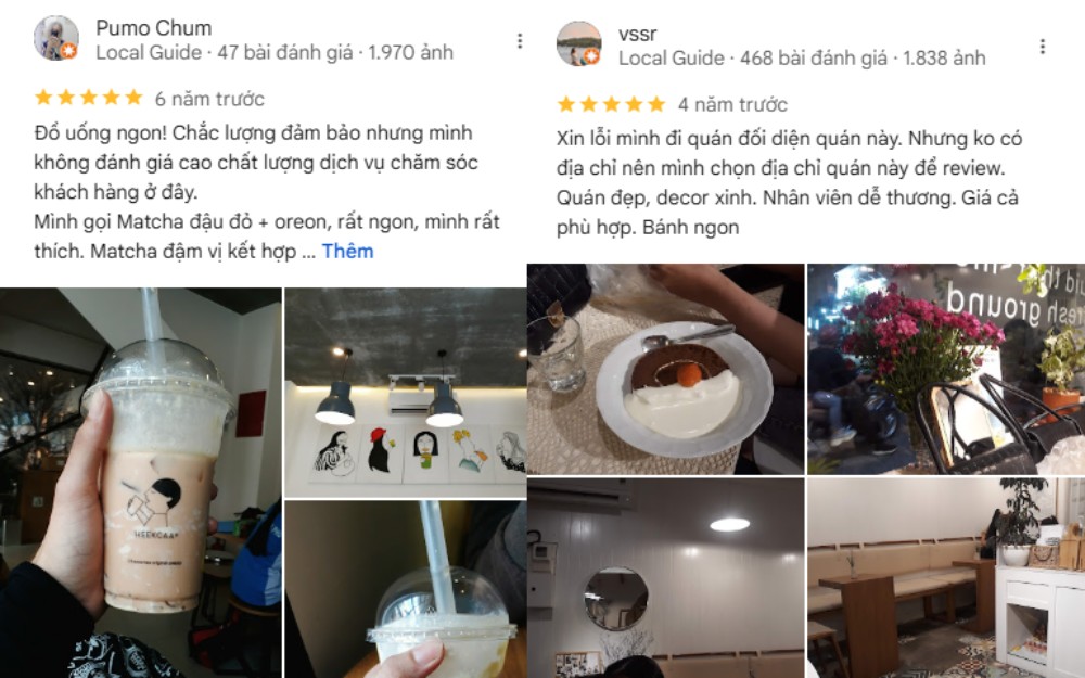 Khách hàng đánh hương vị nổi bật, không gian sang chảnh, giá hơi cao (Ảnh: Google maps)