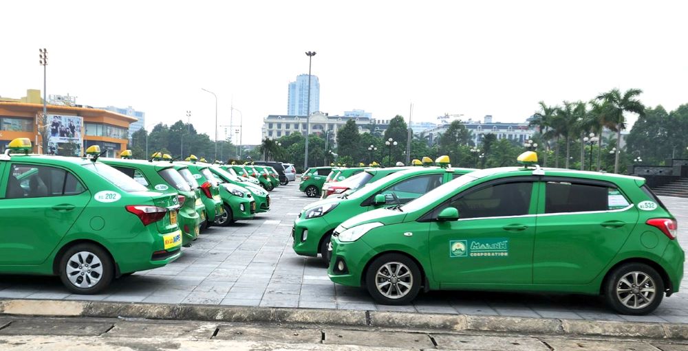 Giá cước taxi Mai Linh được tính theo km
