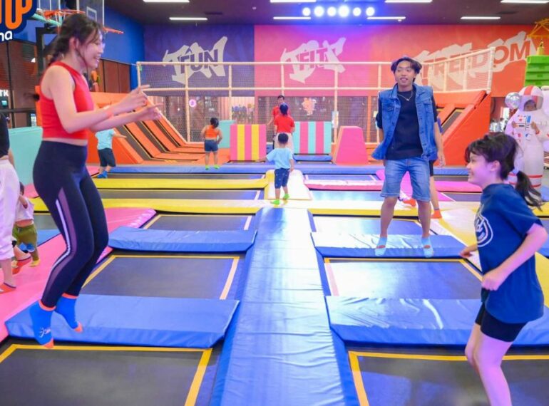 Jump Arena Tăng Bạt Hổ: Khu vui chơi nhảy bạt nhún được yêu thích