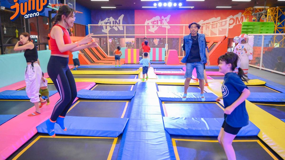 Jump Arena Tăng Bạt Hổ: Khu vui chơi nhảy bạt nhún được yêu thích