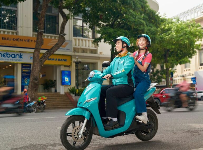 Đến nhà xe Duy Quý với dịch vụ Xanh SM Bike tiết kiệm (Ảnh: Xanh SM)