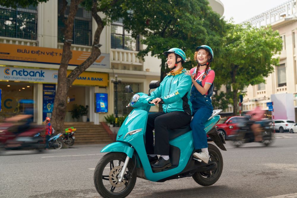 Đến nhà xe Duy Quý với dịch vụ Xanh SM Bike tiết kiệm (Ảnh: Xanh SM)