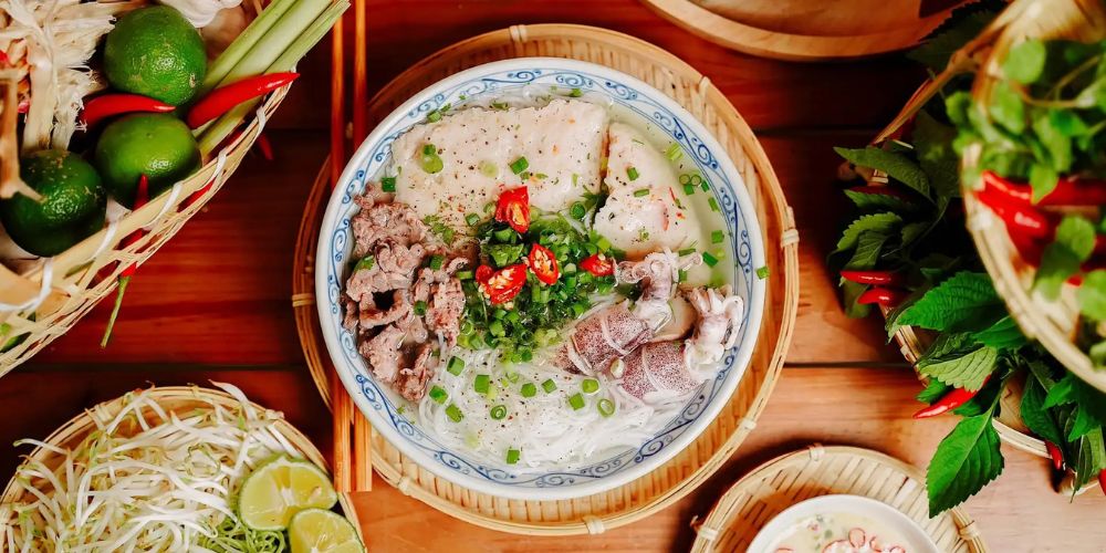 Bún quậy là món ăn mang đậm đặc trưng Phú Quốc