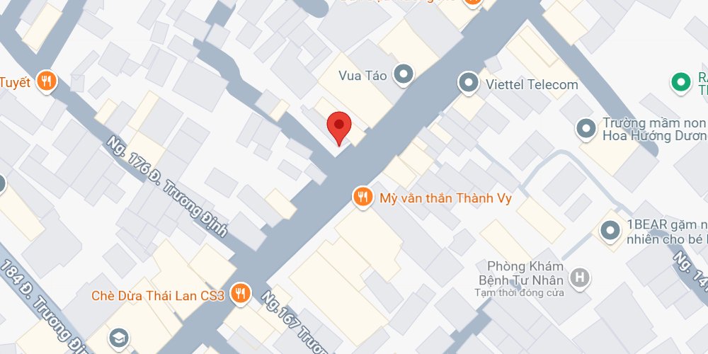 Bluestay nằm trên trục đường chính của quận Hai Bà Trưng, rất thuận tiện (Ảnh: Google maps)