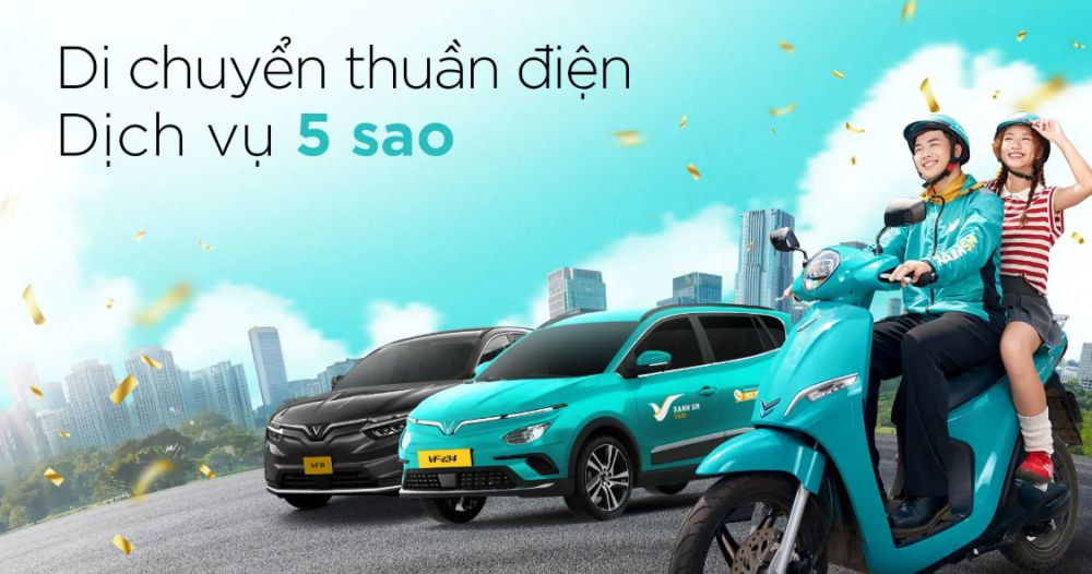 Dịch vụ di chuyển 5 sao Xanh SM 