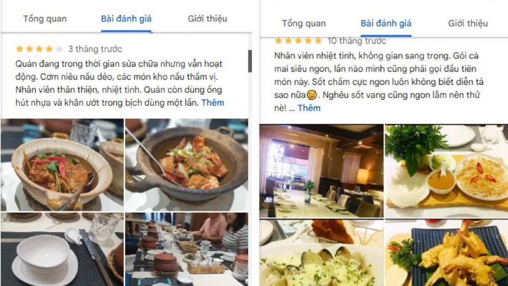 Nhà hàng RIVIA cũng nhận được nhiều phản hồi tích cực từ thực khách