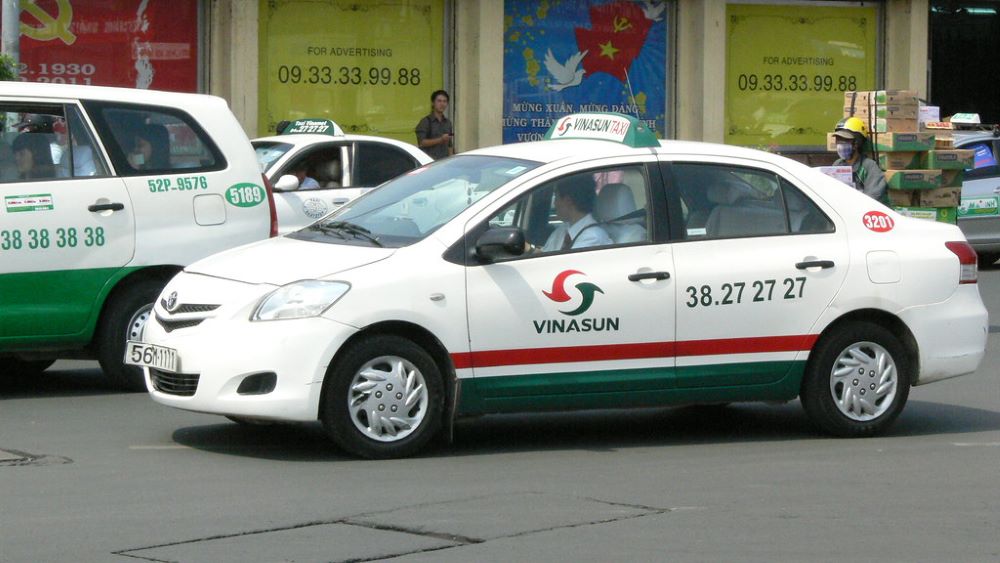 Taxi Vinasun Cà Mau được nhiều người lựa chọn (Ảnh: Taxi Vinasun)