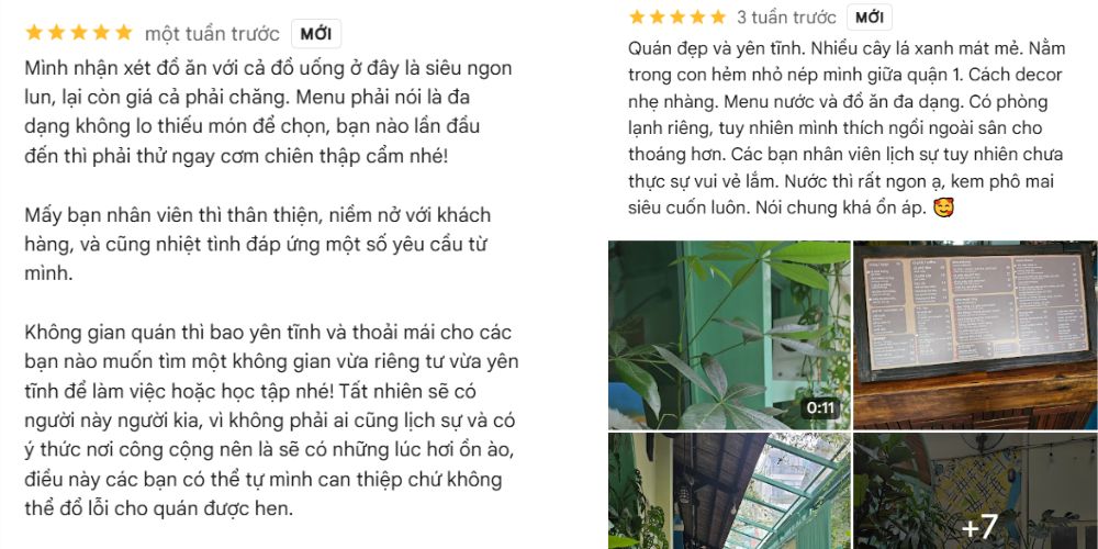 Đôi dòng “trải lòng” của khách hàng dành cho Hơi Béo Cà Phê 