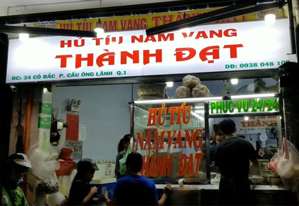 Hủ tiếu Thành Đạt quận 1 được nhiều người yêu thích