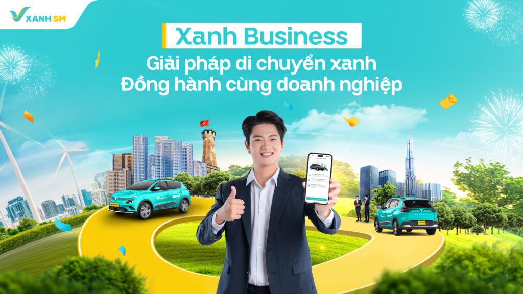 Xanh Business - Giải pháp thông minh cho doanh nghiệp quản lý chi phí di chuyển (Ảnh: Xanh SM)