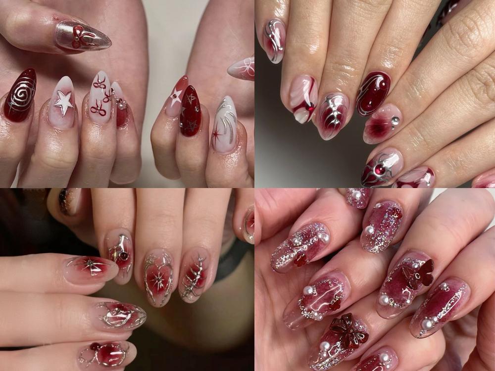 Nail dành cho các nàng thích sự sang trọng, lộng lẫy