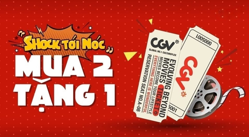 CGV Metropolis Liễu Giai thường xuyên tung ra những ưu đãi cực hời cho quý khách hàng 