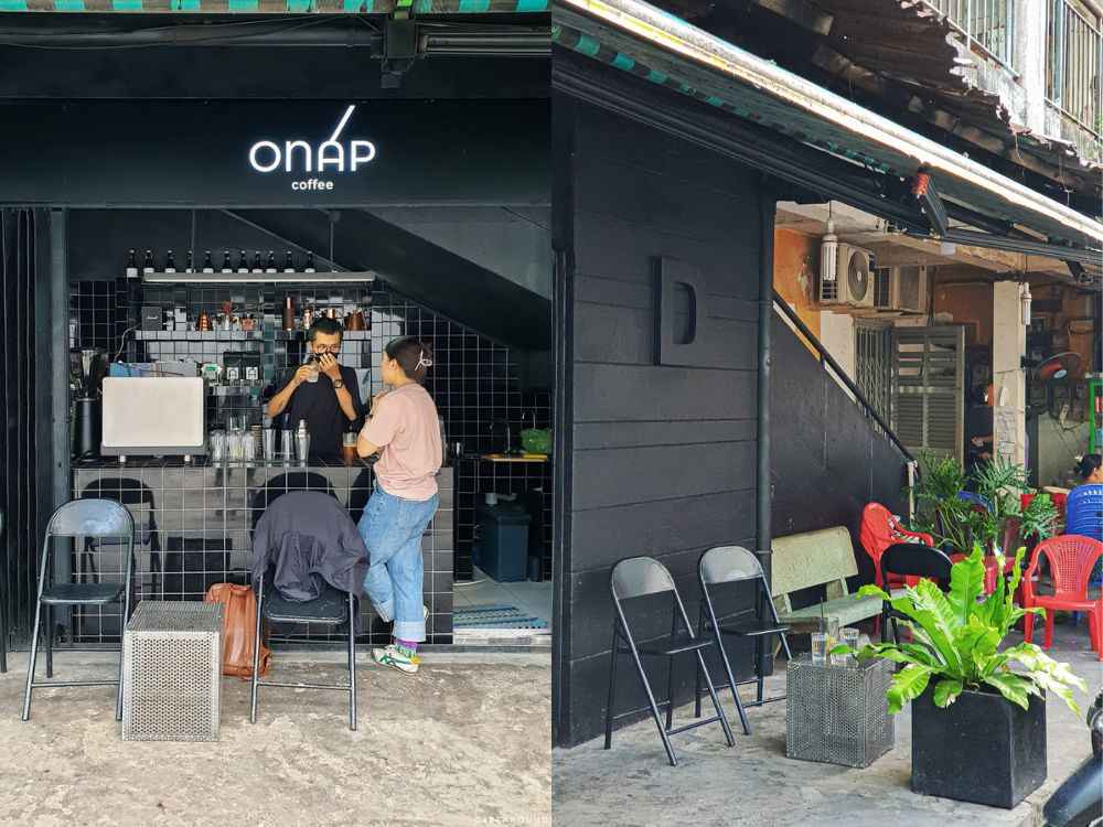 Onap Coffee có không gián nhỏ nhưng sở hữu một tone đen huyền bí (Ảnh: Sưu tầm Internet)