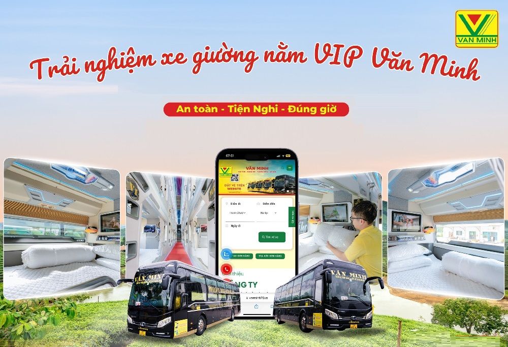 Khách hàng hãy tải ứng dụng VĂN MINH 76 để đặt xe nhanh chóng, thuận tiện (Ảnh: Fanpage: Văn Minh Group)