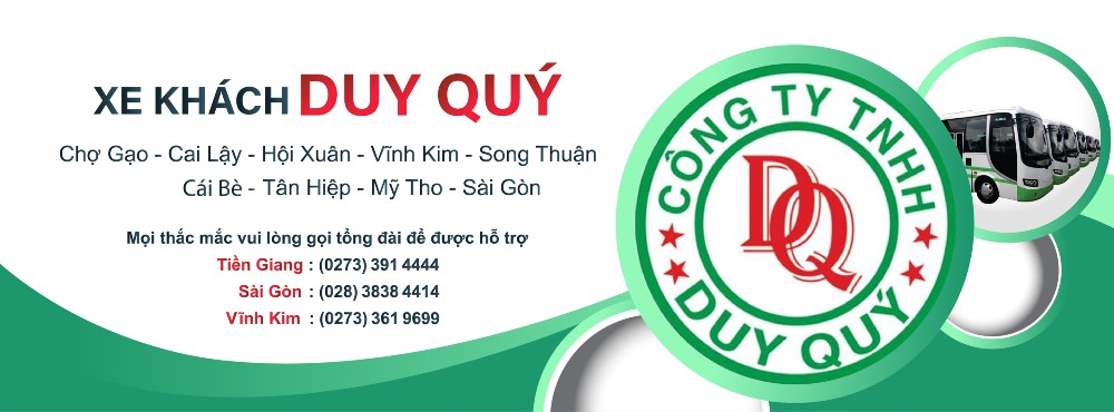 Nhà xe hoạt động trên nhiều tuyến đường khác nhau từ Tiền Giang - Thành phố Hồ Chí Minh (Ảnh: Công Ty TNHH Duy Quý)