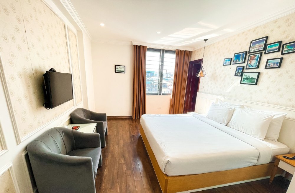 Phòng nghỉ Hanoi A83 Hotel có đầy đủ tiện nghi (Ảnh: Sưu tầm Internet)