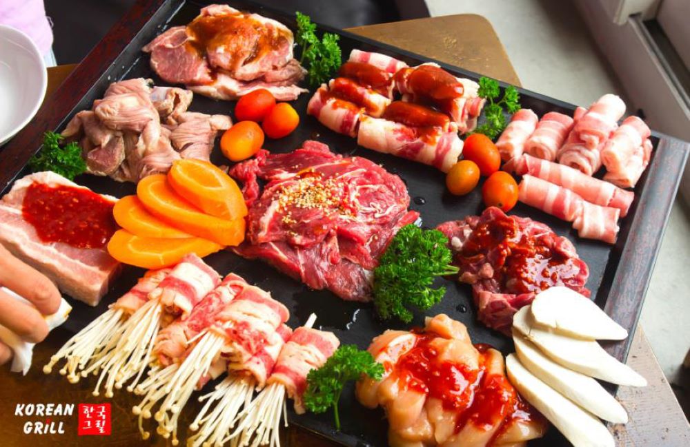 Các loại thịt tươi ngon được phục vụ tại Korean Grill (Ảnh: Korean Grill)