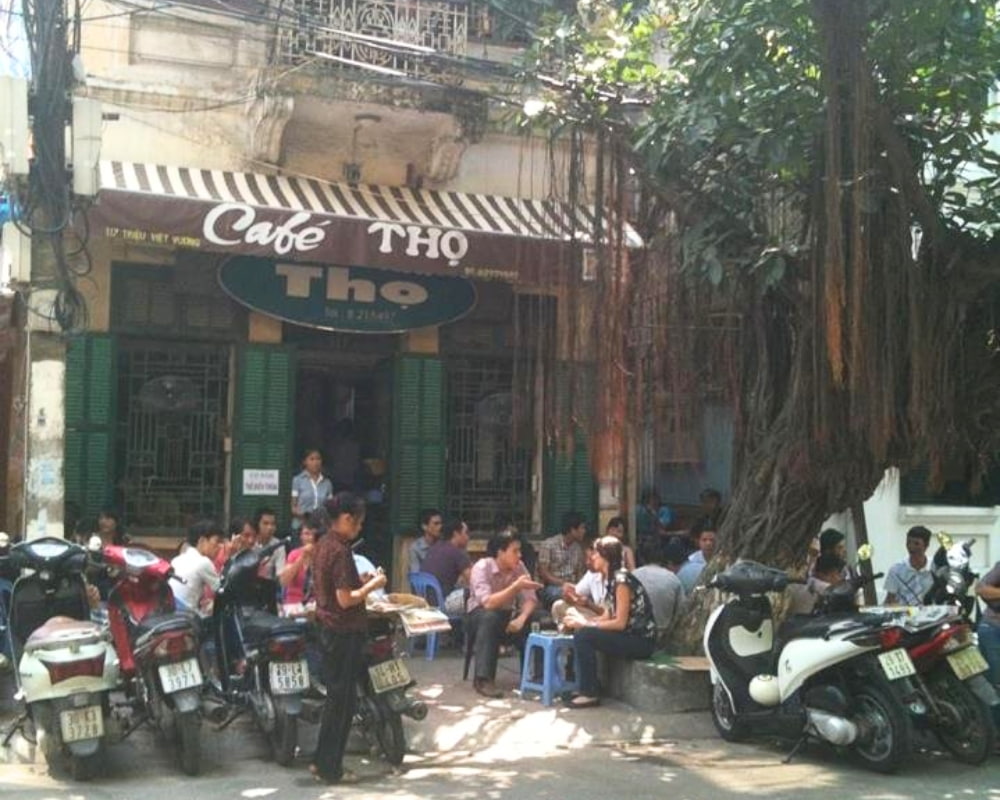 Cafe Thọ - Quán cafe mang đậm phong cách xưa cũ của Hà Nội (Ảnh: Cafe Thọ) 