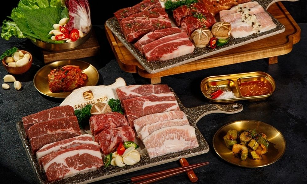 Set thịt chất lượng cao tại Sajang BBQ Buffet