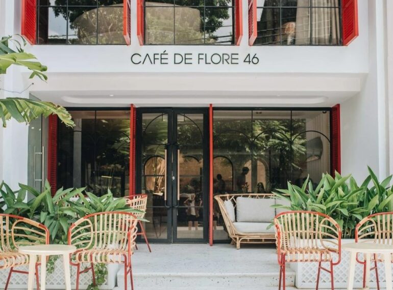 Quán Café De Flore 46 sở hữu không gian lãng mạn như một thước phim Pháp