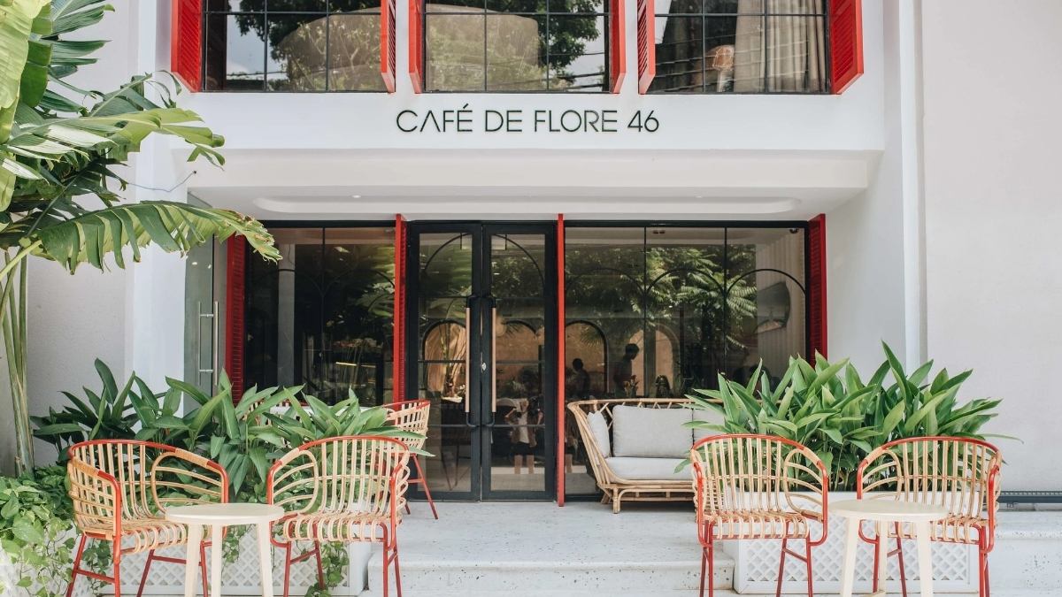 Quán Café De Flore 46 sở hữu không gian lãng mạn như một thước phim Pháp