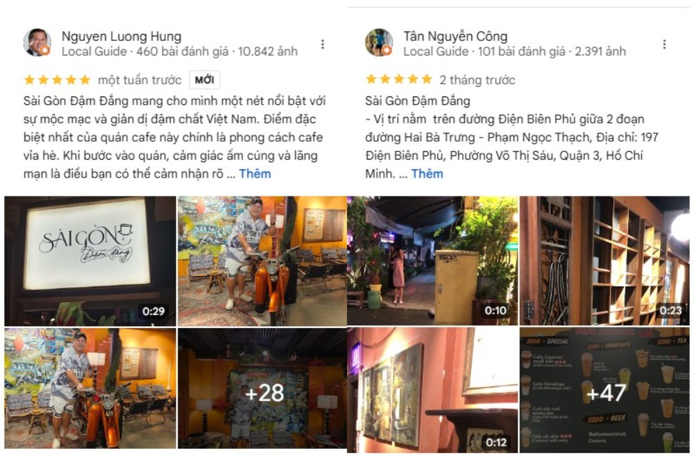 Nhiều khách khen không gian yên tĩnh và cà phê chất lượng (Ảnh: Google maps)