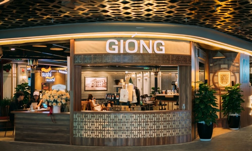 Hình ảnh Gióng Cafe tại trung tâm thương mại Diamond Plaza