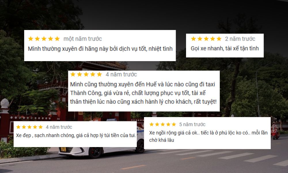 Taxi Thành công rất linh hoạt trong phương thức thanh toán